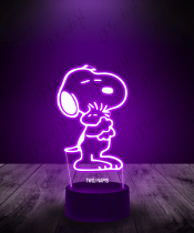 Lampka LED 3D Plexido Snoopy Piesek