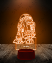 Lampka LED 3D Plexido Droid R2-D2 Star Wars