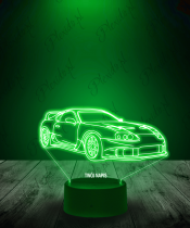 Lampka LED 3D Plexido Auto Toyota Supra