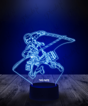 Lampka LED 3D Plexido Connie Springer  Atak Tytanów - 1