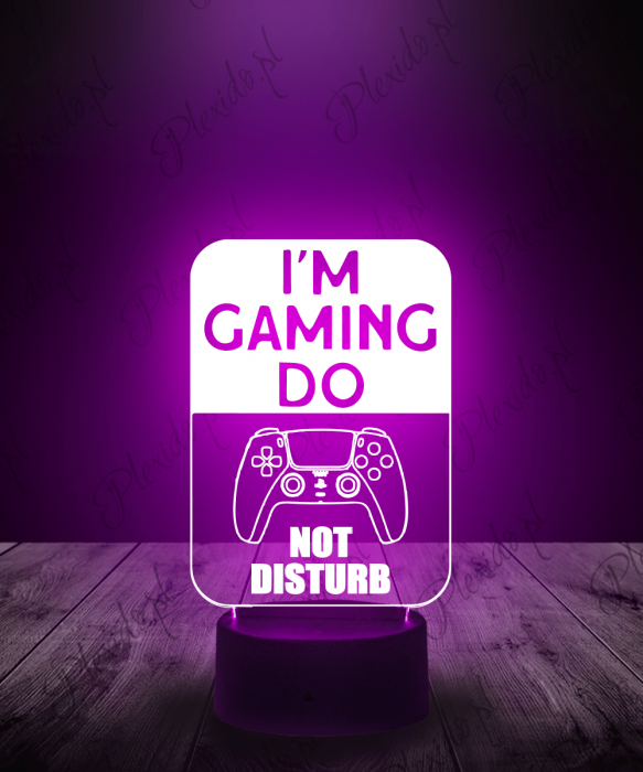 Lampka LED 3D Plexido Gamingowa dla Gracza