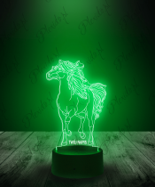 Lampka LED 3D Plexido Koń Mustang - 1