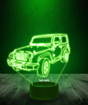 Lampka LED 3D Plexido Jeep Terenówka