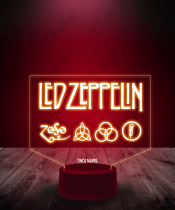 Lampka LED 3D Plexido Led Zeppelin