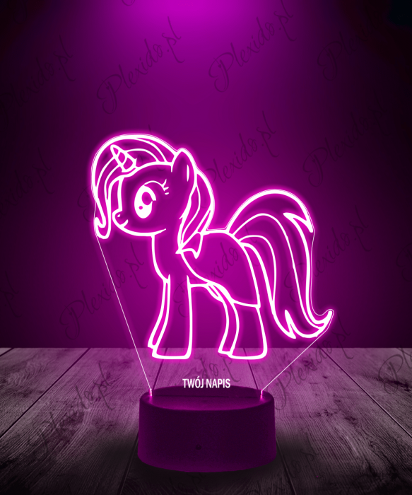 Lampka LED 3D Plexido Kucyk My Little Pony