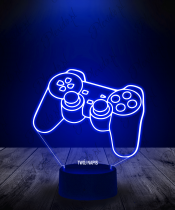 Lampka LED 3D Plexido Pad Playstation PS4 - 1