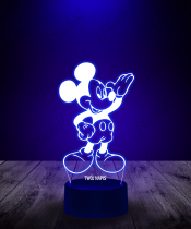 Lampka LED 3D Plexido Myszka Miki Uśmiech