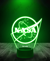 Lampka LED 3D Plexido NASA