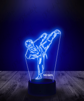 Lampka LED 3D Plexido Karate Kid Sportowiec
