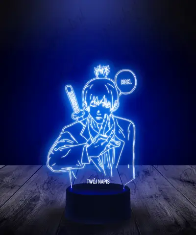 Lampka LED 3D Plexido Aki Chainsaw Man