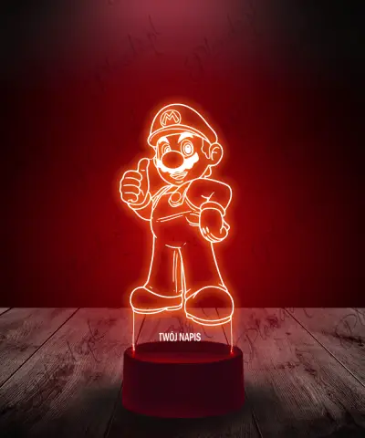 Lampka LED 3D Plexido Super Mario Bros Gra