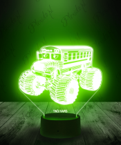 Lampka LED 3D Plexido Bus Monster Truck