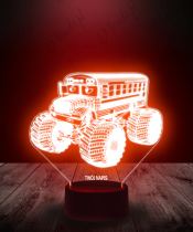 Lampka LED 3D Plexido Bus Monster Truck