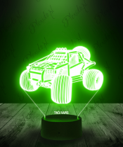 Lampka LED 3D Plexido Pojazd Monster Truck