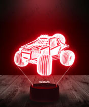 Lampka LED 3D Plexido Pojazd Monster Truck