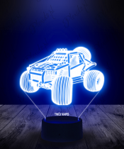 Lampka LED 3D Plexido Pojazd Monster Truck