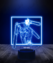 Lampka LED 3D Plexido Chainsaw Man