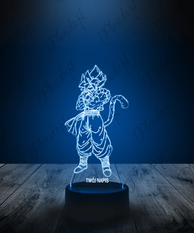 Lampka LED 3D Plexido Dragon Ball Goku SSJ - 1