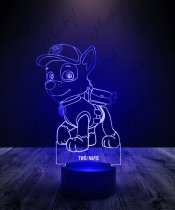 Lampka LED 3D Plexido Psi Patrol Rocky