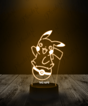 Lampka LED 3D Plexido Pikachu Pokemon