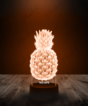 Lampka LED 3D Plexido Ananas Owoc - 1