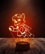 Lampka LED 3D Plexido Psi Patrol Rocky Latający