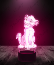 Lampka LED 3D Plexido Simba Król Lew