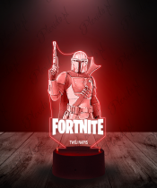 Lampka LED 3D Plexido Fortnite Rycerz z Pistoletem - 2