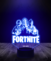 Lampka LED 3D Plexido Fortnite Postacie Zawodnicy - 4