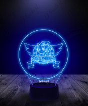 Lampka LED 3D Plexido Sonic Logo - 3