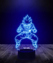 Lampka LED 3D Plexido Dragon Ball Goku Przemiana