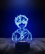 Lampka LED 3D Plexido Anime Shojo Hinata Haikyuu