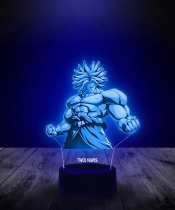 Lampka LED 3D Plexido Dragon Ball Brolly Anime