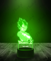 Lampka LED 3D Plexido Dragon Ball Z Vegeta