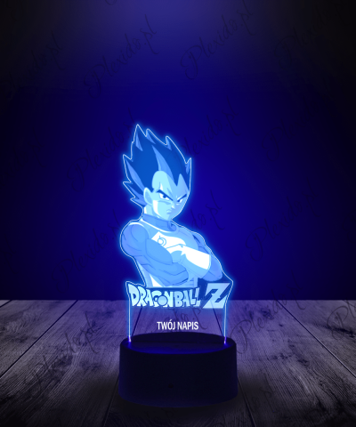 Lampka LED 3D Plexido Dragon Ball Z Vegeta