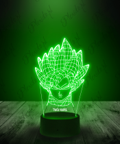 Lampka LED 3D Plexido Son Goku Dragon Ball Z Głowa