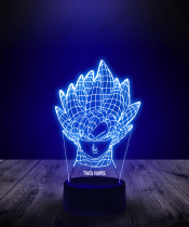 Lampka LED 3D Plexido Son Goku Dragon Ball Z Głowa