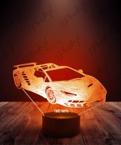 Lampka LED 3D Plexido Lamborghini