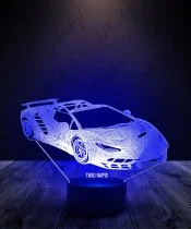 Lampka LED 3D Plexido Lamborghini