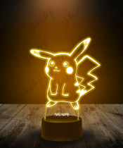Lampka LED 3D Plexido Pokemony Pikachu - 2
