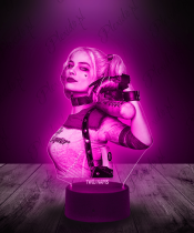 Lampka LED 3D Plexido Harley Quinn