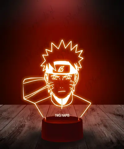 Lampka LED 3D Plexido Naruto Portret - 1