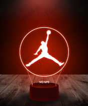 Lampka LED 3D Plexido Jordan Logo - 1