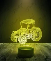 Lampka LED 3D Plexido Traktor Ciapek