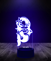 Lampka LED 3D Plexido Mała Syrenka