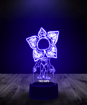 Lampka LED 3D Plexido Demogorgon Stranger Things