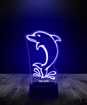 Lampka LED 3D Plexido Delfin Ssak - 2