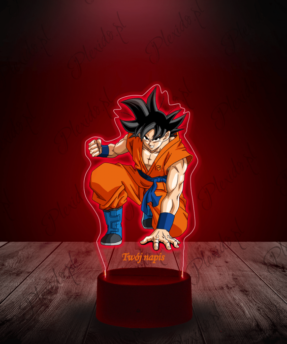 Lampka LED 3D Plexido z Nadrukiem Dragon Ball - 1