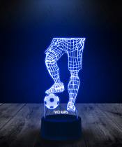 Lampka LED 3D Plexido Piłkarz Piłka Noga