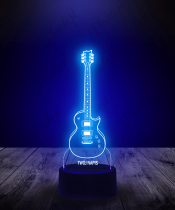 Lampka LED 3D Plexido Gitara Muzyka - 2